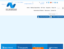 Tablet Screenshot of nuhospitals.com